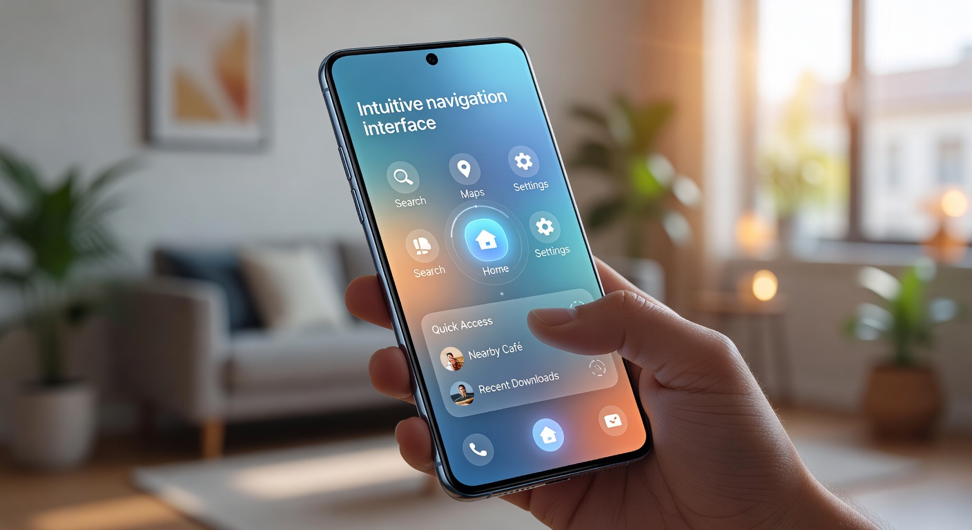 Simple mobile navigation