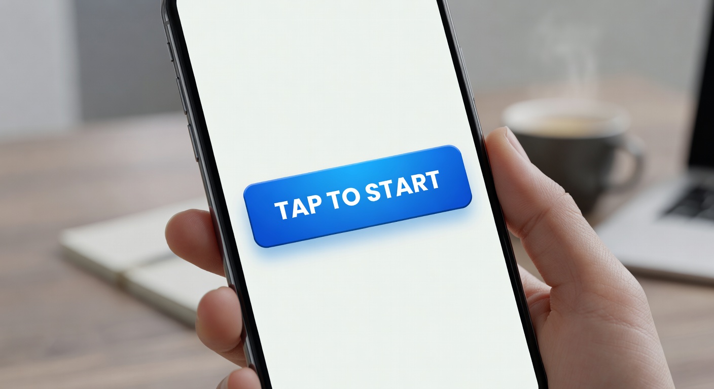 Visible CTA button on mobile